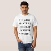 T-shirt voor zelfbeheersing (Voorkant volledig)