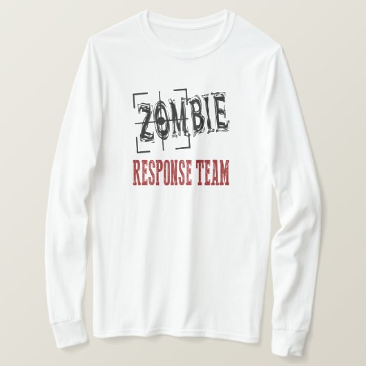 T-shirt voor Zombie Response Team Unisex (Design voorkant)