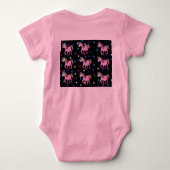 T-shirt voor zuigelingen met een schattig design. (Achterkant)