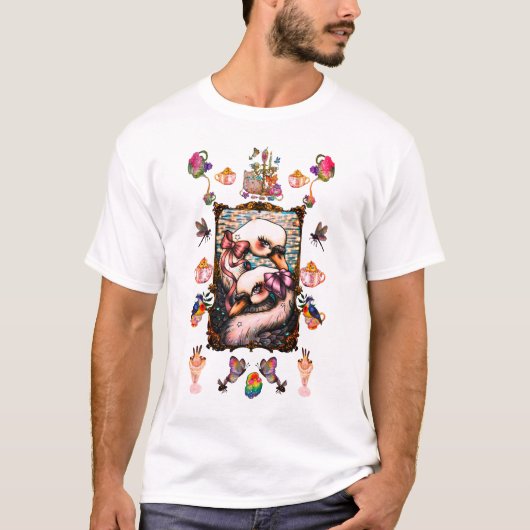 T-shirt voor zwanenliefhebbers (Voorkant)