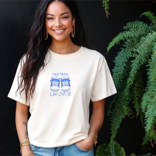 T-shirt voor zwangere vrouwen met op maat gemaakte