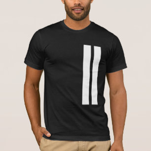 T-shirt voor zwarte en witte Mannen
