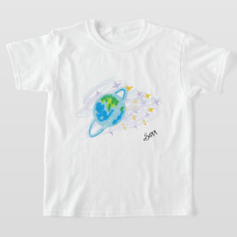 T-shirt: voorbij het zonnestelsel t-shirt