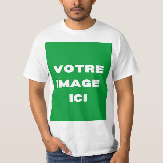 T-shirt - Votre afbeelding ici - personnalisée (Voorkant)