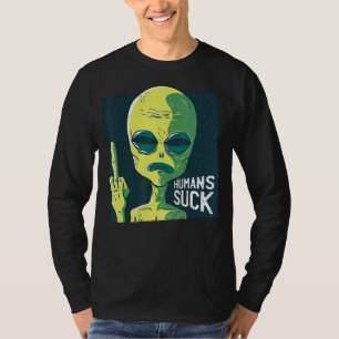 T-shirt vreemdelingen geloven ook niet in ufo Spac