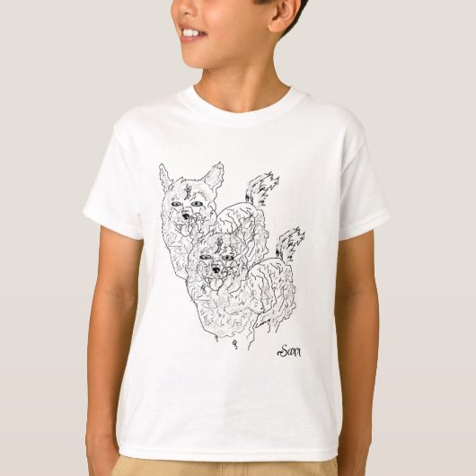 T-shirt : Vrienden (Voorkant)