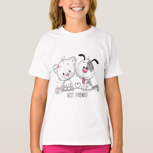 T-shirt 'Vrienden voor het Leven' (Voorkant)