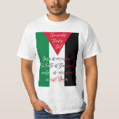 T-shirt Vrij Palestina - Red Gaza T-shirt (Voorkant)