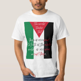 T-shirt Vrij Palestina - Red Gaza T-shirt