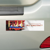 T-SHIRT vrij Russisch volk Bumpersticker (Op auto)
