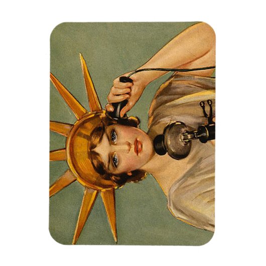 T-SHIRT Vrijheid roept Magneet (Verticaal)