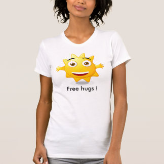 T-shirt vrouw Vrije knuffels!