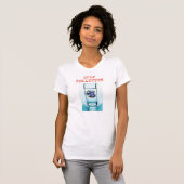 T-SHIRT - vrouwelijke base - STOP POLLUTION - (Voorkant volledig)