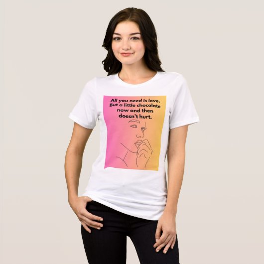 T-shirt vrouwen (Voorkant volledig)