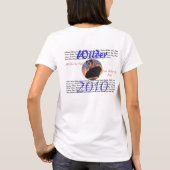 T-shirt vrouwen Baby (Achterkant)