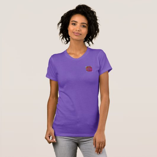 T-Shirt VROUWEN BELLA TRI BLEND STIJL ONTWERP (Voorkant volledig)