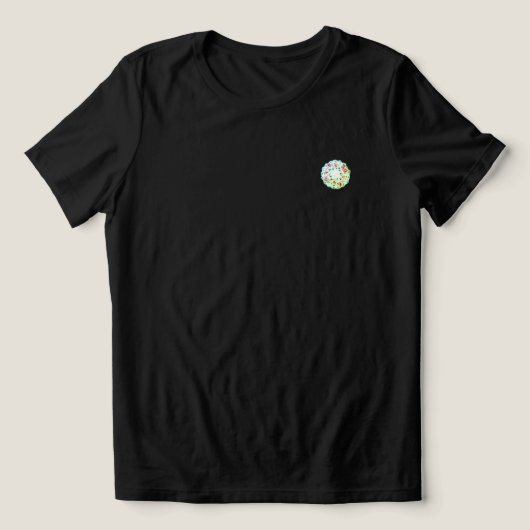 T-shirt VROUWEN BELLA TRI BLOEM DESIGN STIJL (Design voorkant)