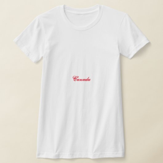 T-shirt vrouwen canada (Laagn)