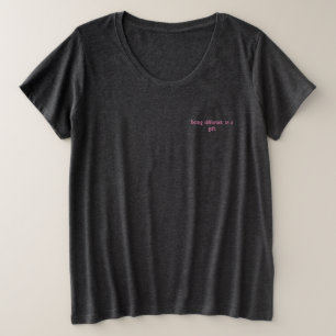 T-Shirt vrouwen plus grootte kunst stijl ontwerp