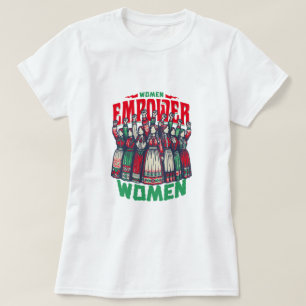 T-shirt 'Vrouwen sterken vrouwen' – Feministisch