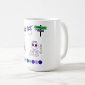 T-shirt, Vrouwen T-shirts / Koffie Mok. Koffiemok (Voorkant rechts)