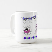 T-shirt, Vrouwen T-shirts / Koffie Mok. Koffiemok (Voorkant links)