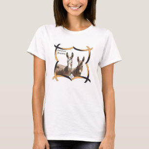T-Shirt, vrouwtjes, ezels, Oatman, Arizona T-shirt