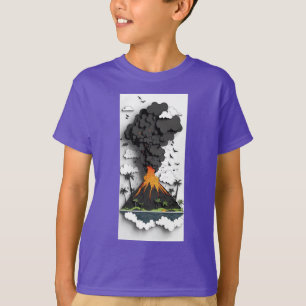 T-shirt vulkaan