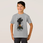 T-shirt vulkaan (Voorkant volledig)