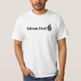 T-shirt vulkaan hoofd