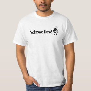 T-shirt vulkaan hoofd