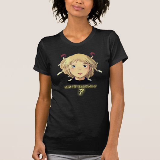 T-shirt Waar kijk je naar. (Voorkant)