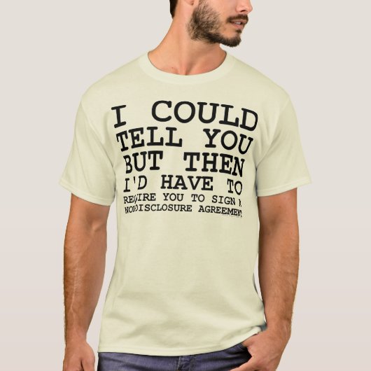 T-shirt waarop de overeenkomst niet wordt bekendge (Voorkant)