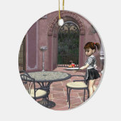 T-SHIRT Waitress met Attitude Keramisch Ornament (Links)