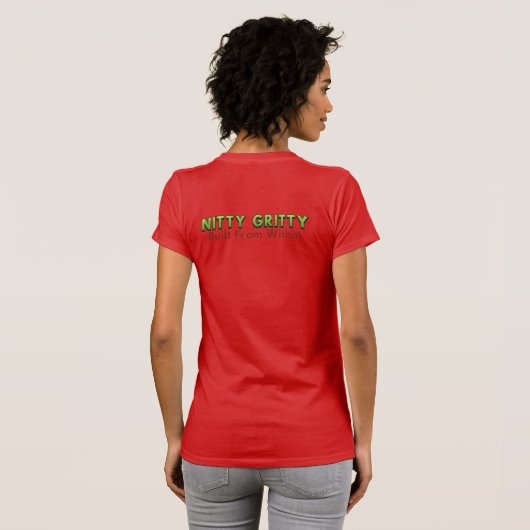 T-shirt 'Wake Up & Fail' (Achterkant volledig)
