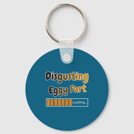 T-shirt Walgelijke Eier Scheet Lade Grap Sleutelhanger (Voorkant)