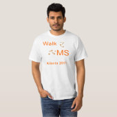 T-shirt Walk MS (Voorkant volledig)