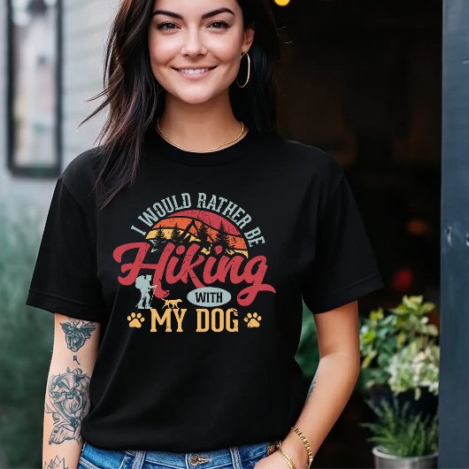 T-shirt Wandelen Met Mijn Hond