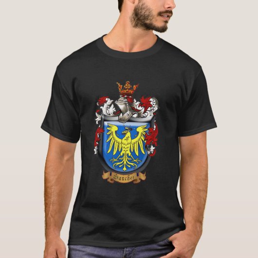 T-shirt, wapen, Sanchez, heraldry T-shirt (Voorkant)
