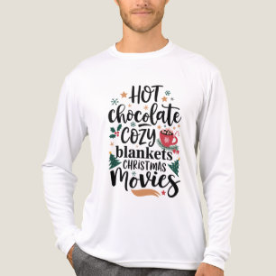 T-Shirt-Warme Chocolade & Gezellige Kerstsfeer Tri-Blend Shirt