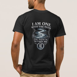 T-shirt Warrior's Path: Ik ben één met het pad
