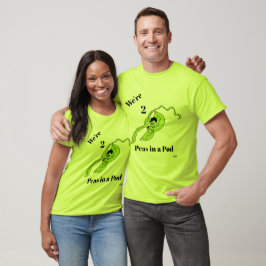 T-shirt: 'We zijn 2 erwten in een peul' T-shirt