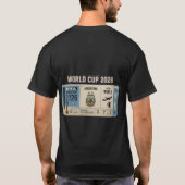 T-Shirt Wereldbeker 2026 Argentinië (Achterkant)