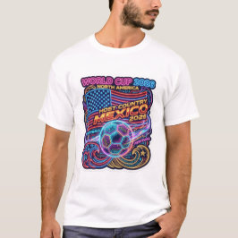 T-Shirt Wereldkampioenschap 2026 Gastheer Mexico