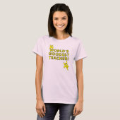 T-Shirt Werelds Beste Leraar Grappig (Voorkant volledig)