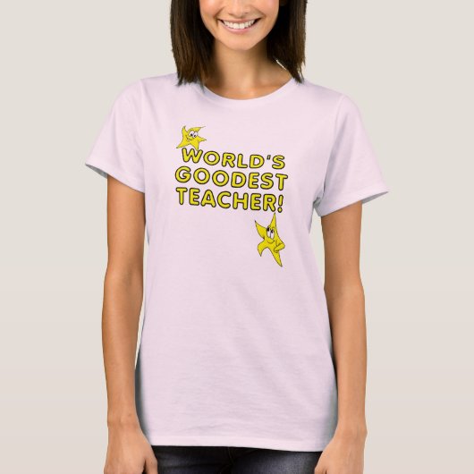 T-Shirt Werelds Beste Leraar Grappig (Voorkant)