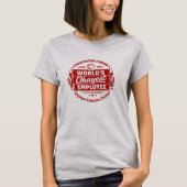 T-shirt Werelds Okéste Werknemer (Voorkant)