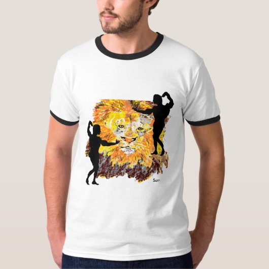 T-shirt : werk het (Voorkant)