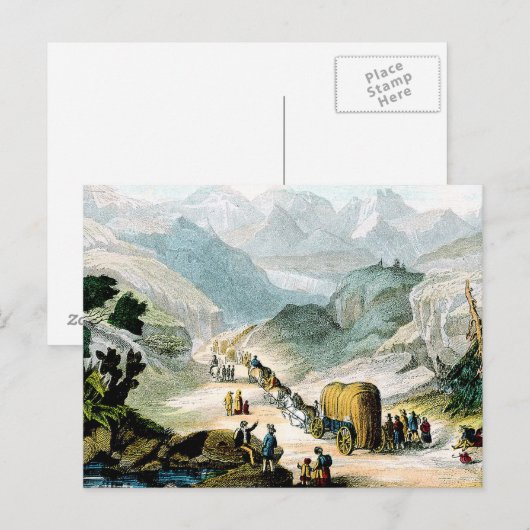 T-SHIRT Westward Ho Briefkaart (Voorkant / Achterkant)