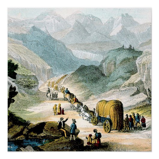 T-SHIRT Westward Ho Poster (Voorkant)